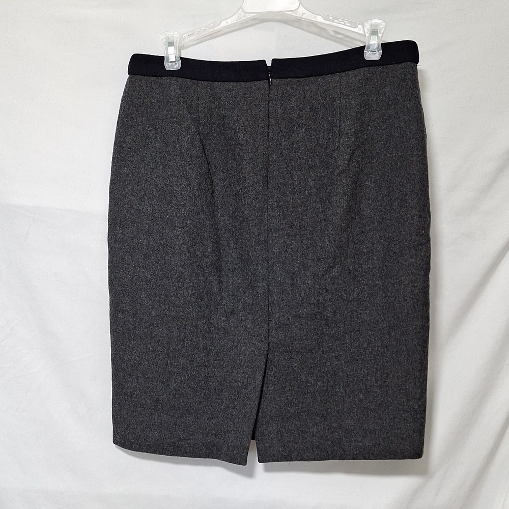 J. CREW Wool Blend  Pencil Skirt Gray - Picture 4 of 8
